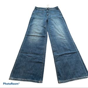 American Eagle wide leg long jeans